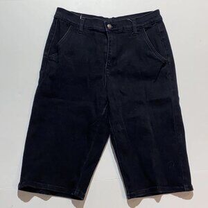 DG2 Diane Gilman Denim Jean Black Shorts Women's Size 6 Used 3 Pockets